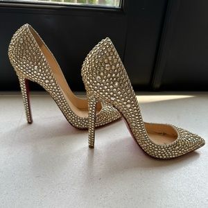 Christian Louboutin Swarovski Jeweled Pumps